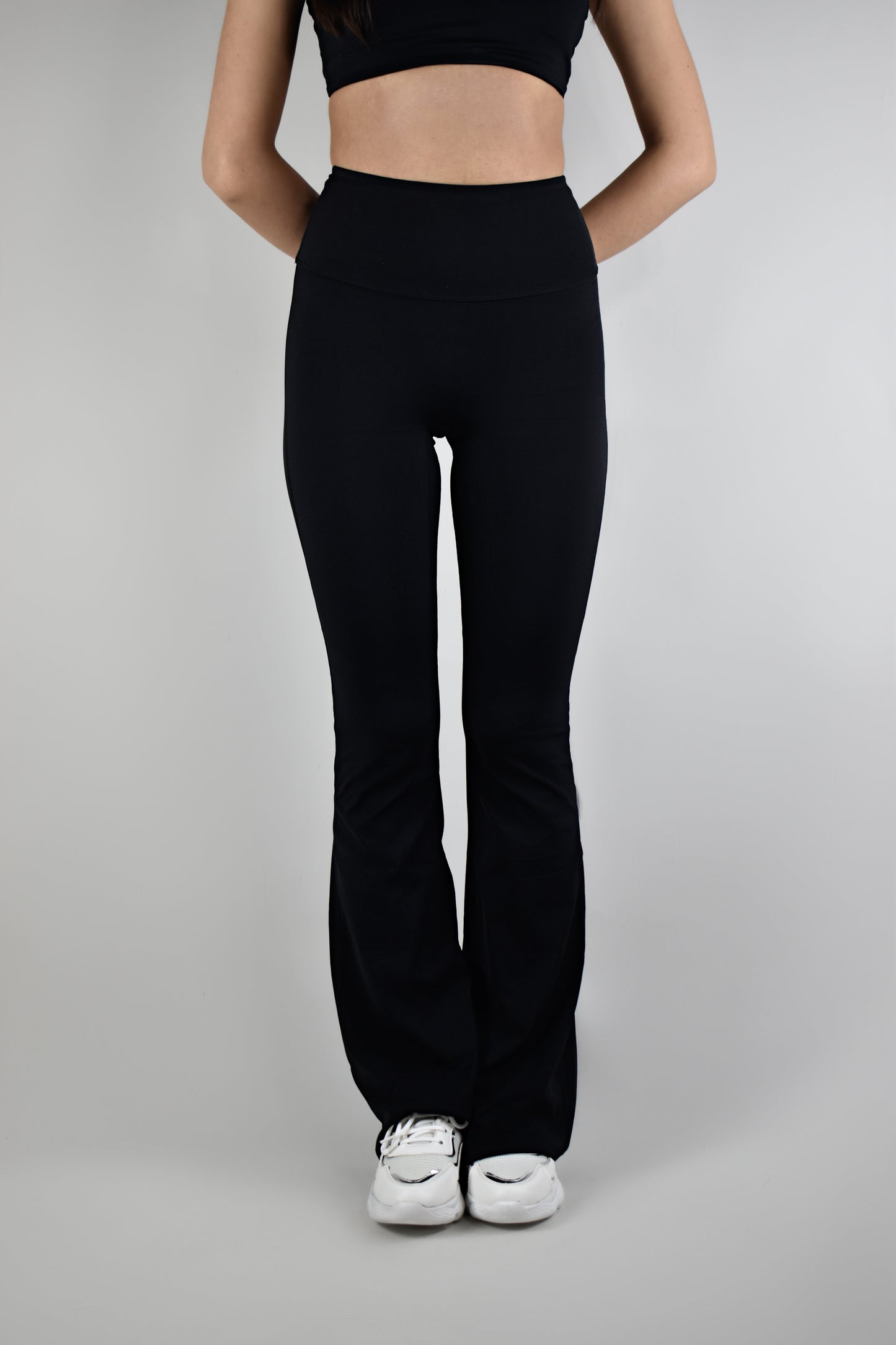 High waisted bootcut leggings