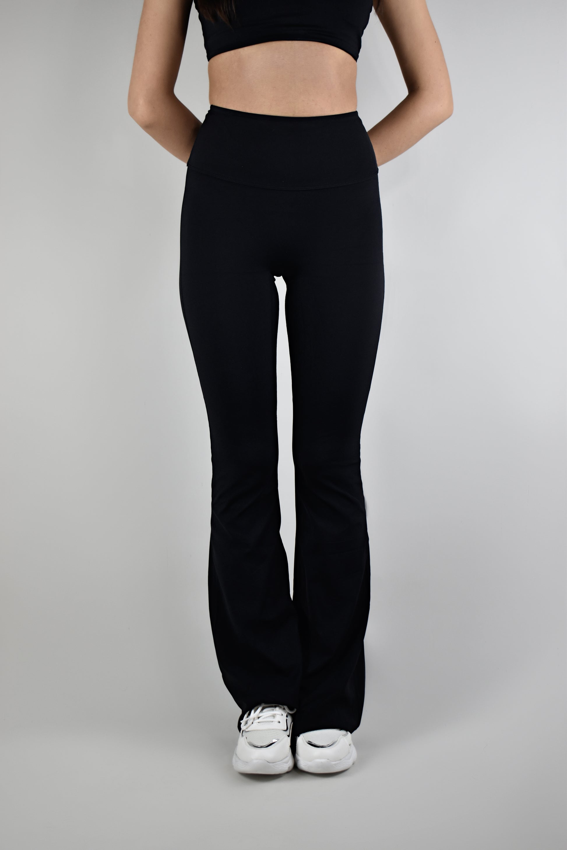 High waisted bootcut leggings