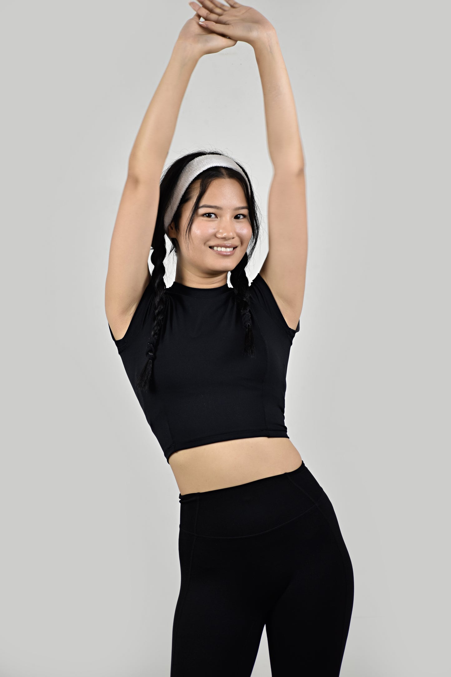 Seamless black t-shirt