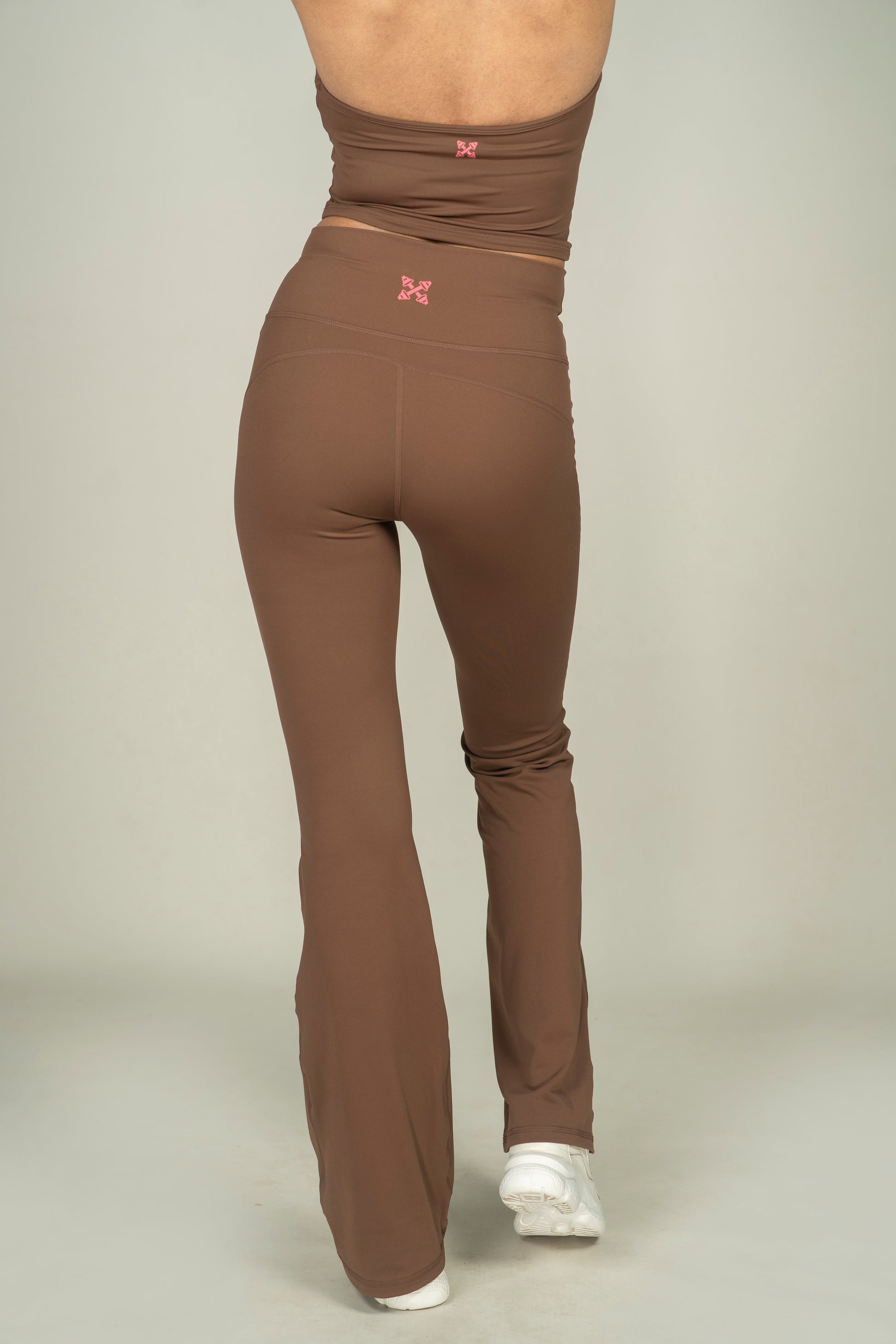 High waisted bootcut leggings