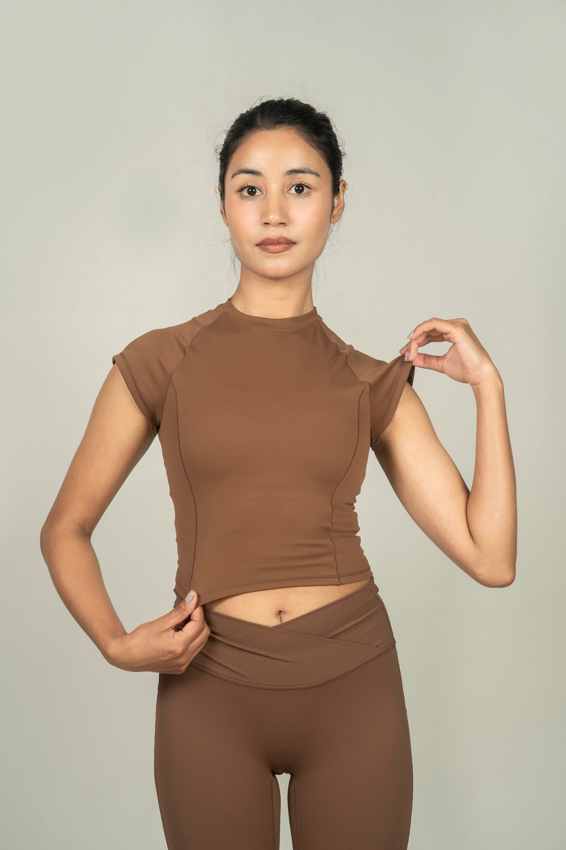 Seamless brown t-shirt