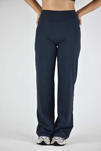 Sculpted Straight Leg Bottoms - Blueberry
