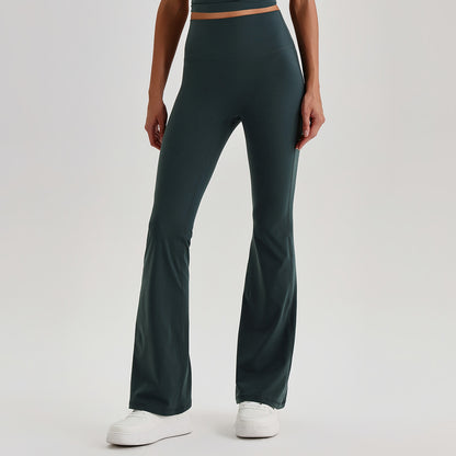 Ultimate High-Waisted Bootcut Leggings - Forest Green