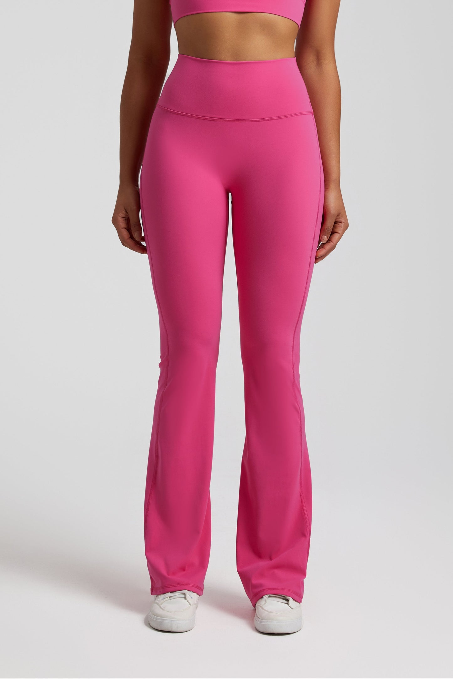 Ultimate High-Waisted Bootcut Leggings - Barbie Pink