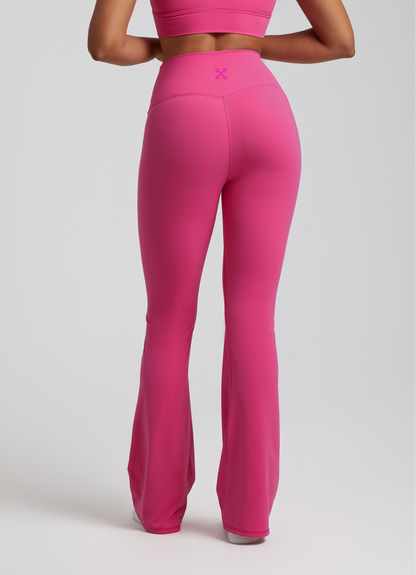 Ultimate High-Waisted Bootcut Leggings - Barbie Pink