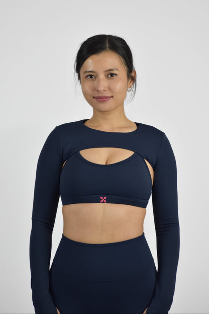 Shrug-On Top - Dark Blue