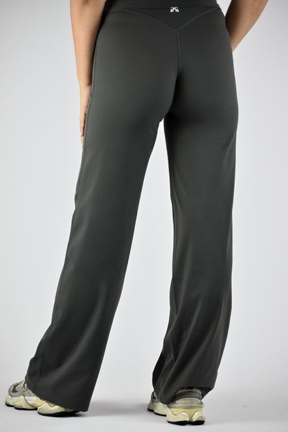 Sculpted Straight Leg Bottoms - Coal Grey