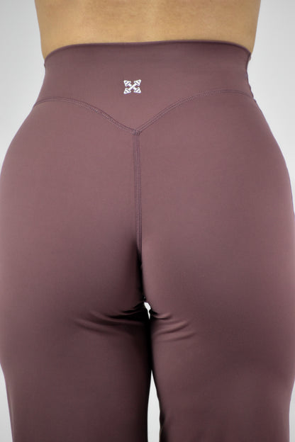 Sculpted Straight Leg Bottoms - Vintage Purple