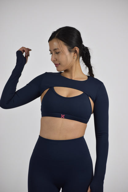 Shrug-On Top - Dark Blue
