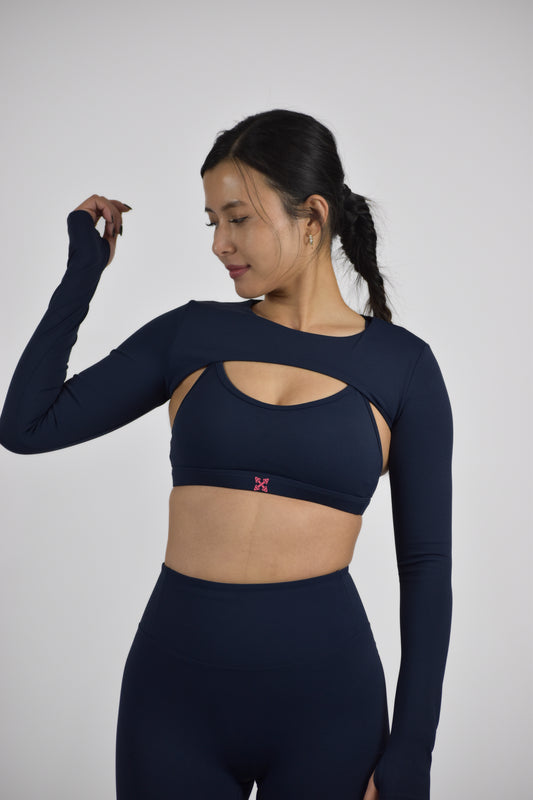 Shrug-On Top - Dark Blue