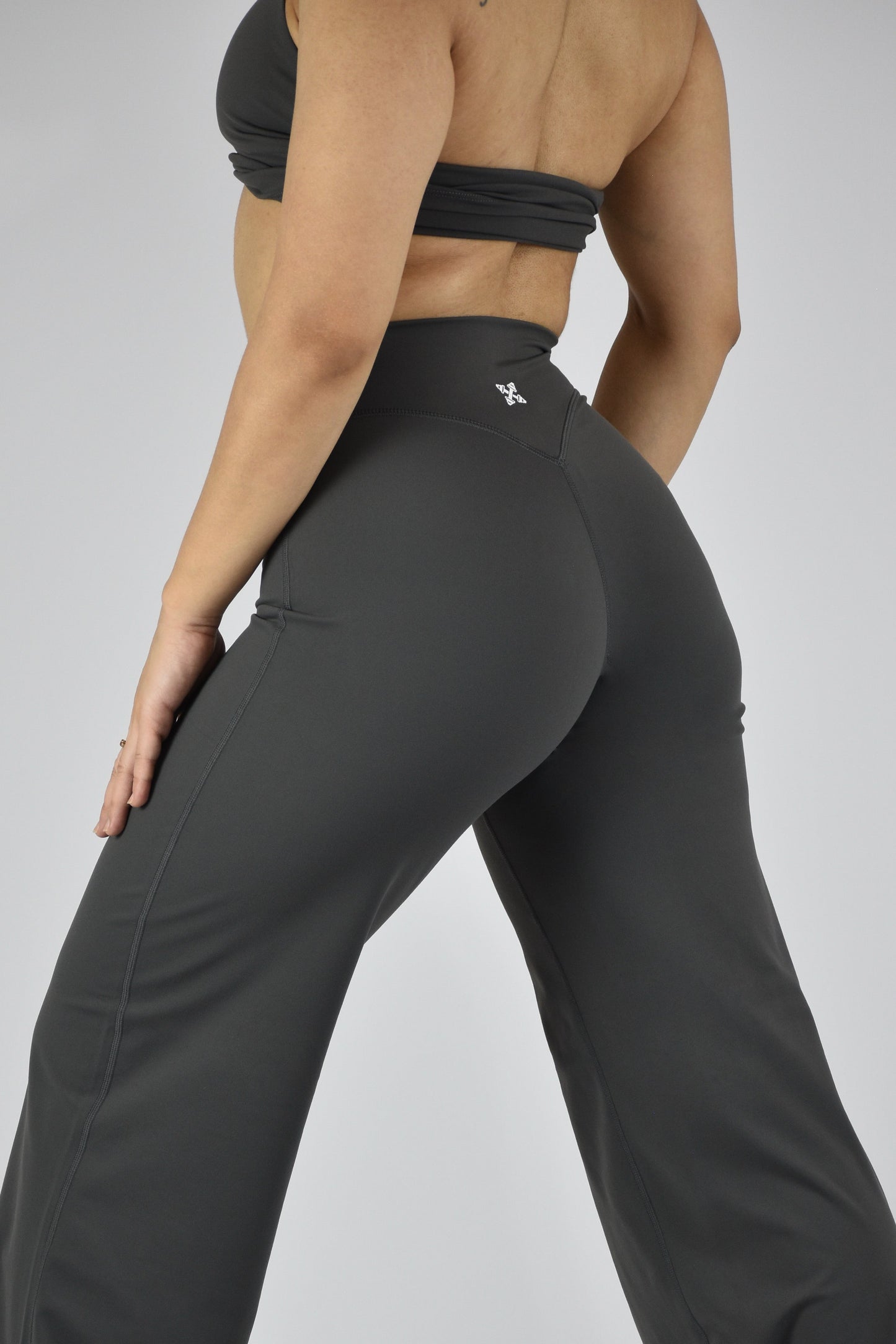 Sculpted Straight Leg Bottoms - Coal Grey