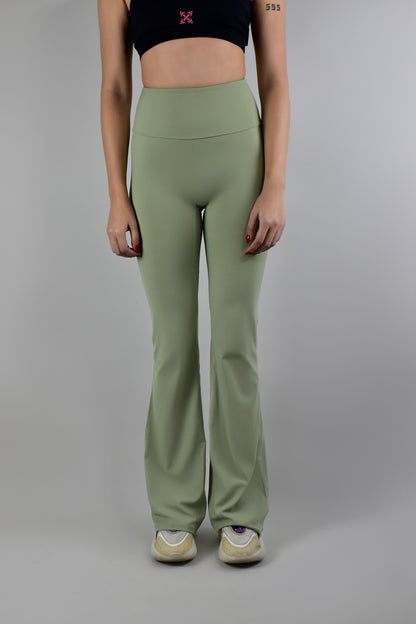 Ultimate High-waisted Flare Pants - Sage Green