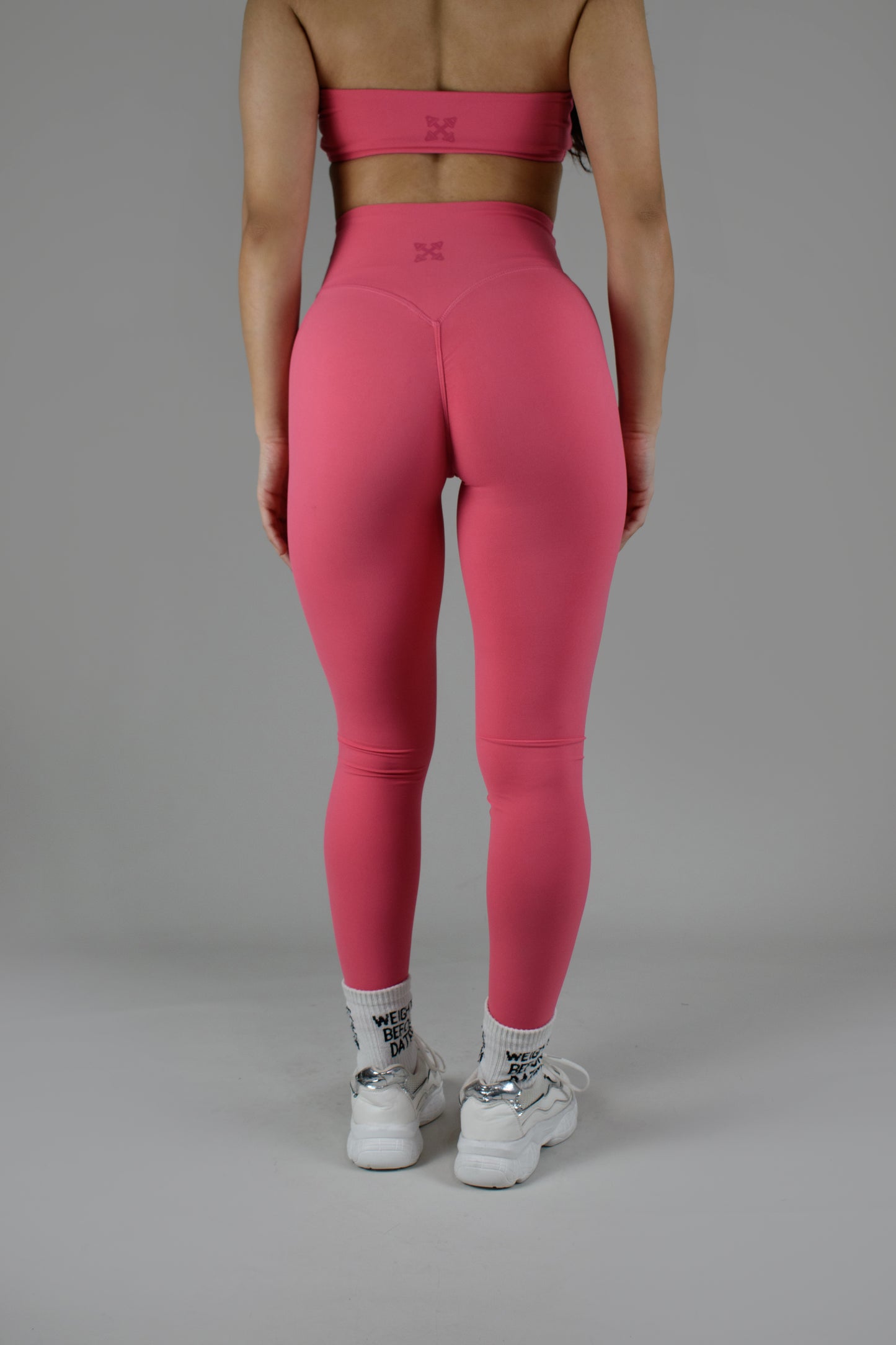 Sculpting V-Waist Seamless Leggings - Pink