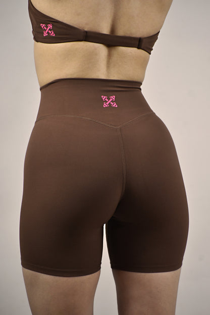 Ultimate Figure Flattering Shorts - Coffee Brown