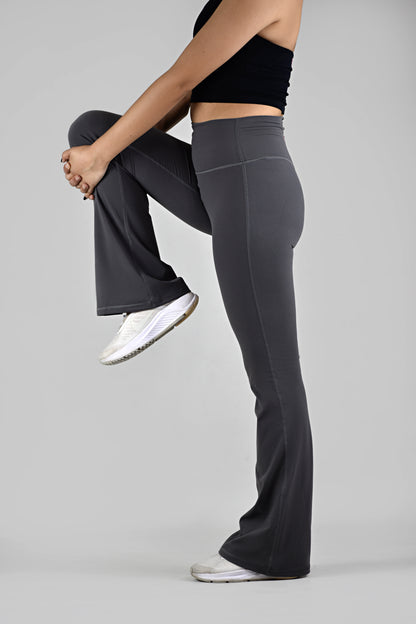 Ultimate High-Waisted Bootcut Leggings - Onyx Grey