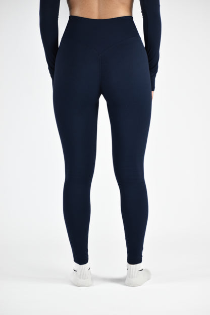 Limitless High Waisted Seamless Leggings - Dark Blue