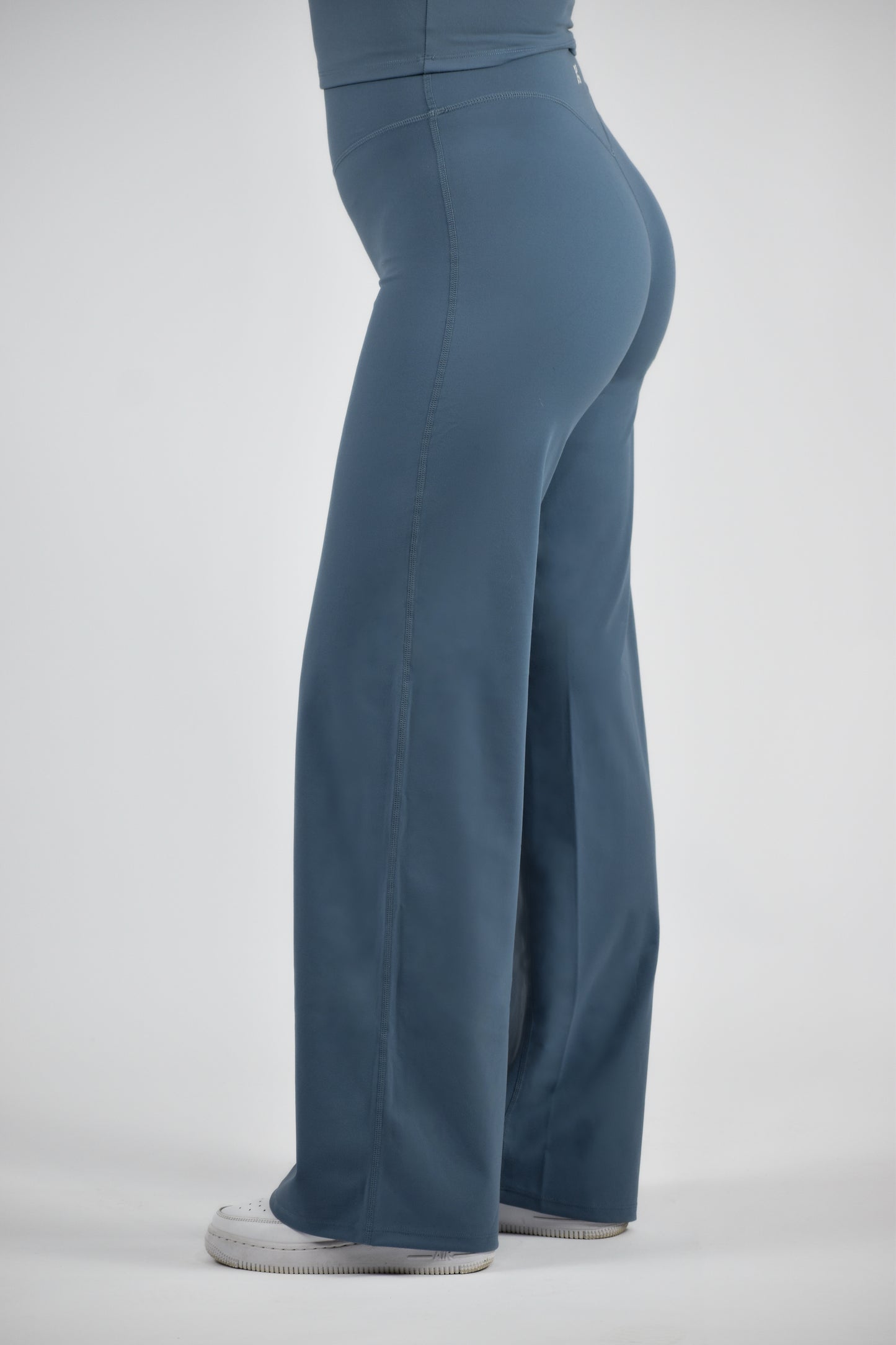 Sculpted Straight Leg Bottoms - Mystic Blue
