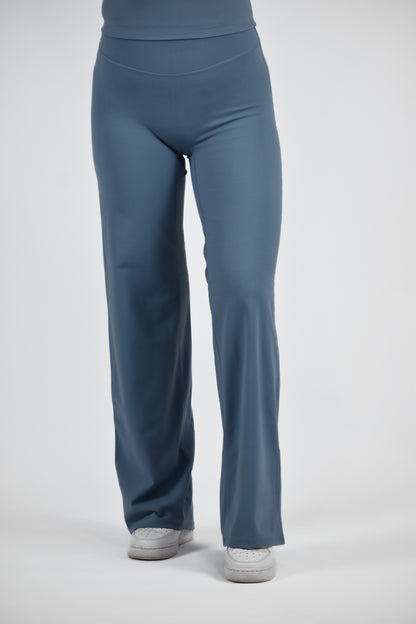 Sculpted Straight Leg Bottoms - Mystic Blue