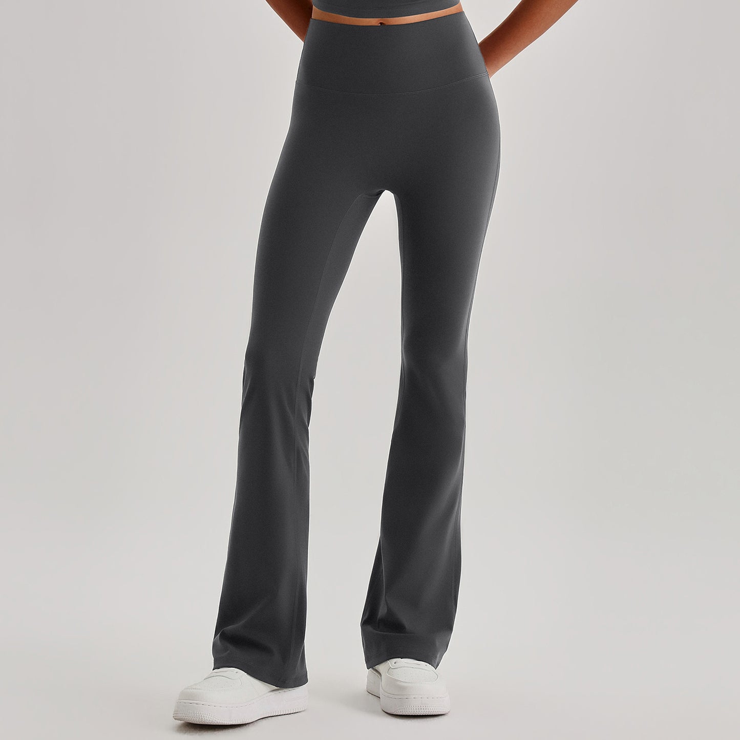 Ultimate High-Waisted Bootcut Leggings - Dark Grey