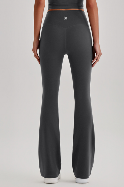 Ultimate High-Waisted Bootcut Leggings - Dark Grey